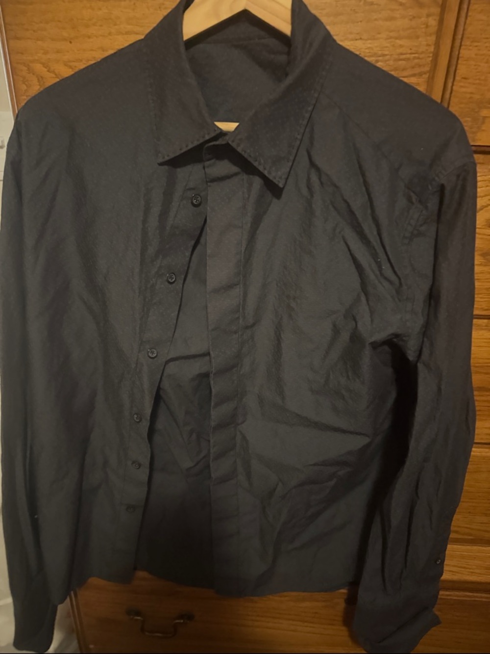 Elie Tahari Black Casual Button Down Shirt